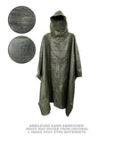 Poncho militaire type US modèle 1959 en nylon, pièce déjà utilisée