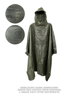 Poncho militaire type US modèle 1959 en nylon, pièce déjà utilisée