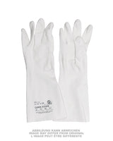 Gants à crispin en caoutchouc de la Bundeswehr, surplus militaire d'occasion