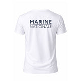 T-shirt imprimé Marine Nationale en coton peigné 150 g/m² manches courtes