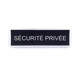 Bandeau dorsal d'identification Sécurité Privée Patrol Equipement rétroréfléchissant 28 x 10 cm