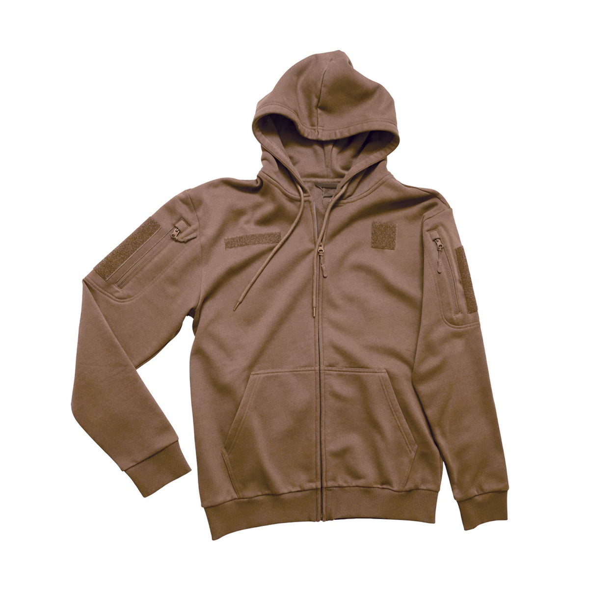 Sweat à capuche OPEX Spider 60 % coton 325 g/m² à fermeture éclair et poches manches