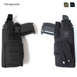 Holster MOLLE Patrol Equipement polyester déperlant réglable droitier ou gaucher
