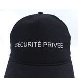 Casquette Sécurité privée Patrol Equipement polyester cinq panneaux à visière courbée