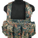 Gilet chest rig Mil-Tec 6 poches en polyester enduit avec bretelles rembourrées réglables