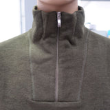 Pull Artica Trek en laine mérinos 200 g/m² col montant à glissière et dos allongé