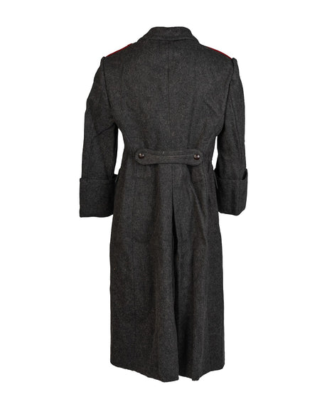 Manteau de drap bulgare en pure laine, surplus militaire d'occasion