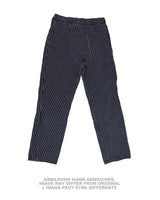 Pantalon de personnel de restauration Bundeswehr en toile rayée, occasion