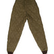 Sous-pantalon matelassé grand froid de l'armée tchèque, surplus d'occasion