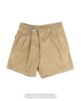 Short en coton de l'armée italienne, surplus militaire d'occasion