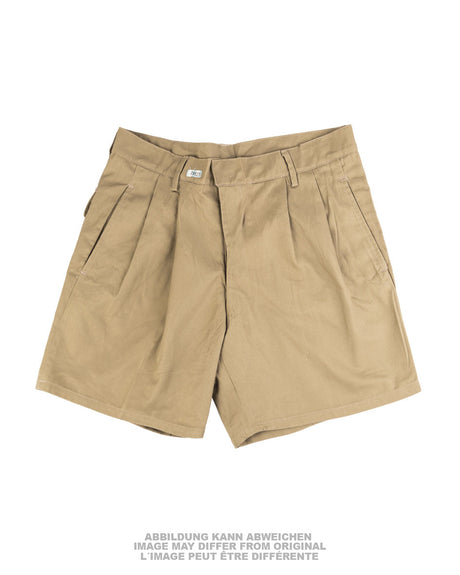 Short en coton de l'armée italienne, surplus militaire d'occasion
