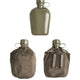 Gourde de l'armée autrichienne de 0,75 litre avec quart en acier inoxydable