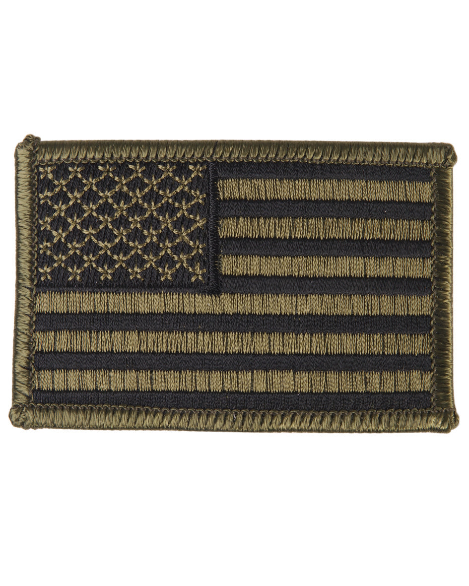 Ecusson drapeau américain Mil-Tec en polyester et coton pour manche de tenue de service