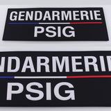 Bandeau d'identification souple Patrol Equipement Rubber haute densité lettres en relief
