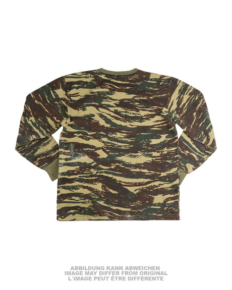 Sweat de l'armée grecque en coton et microfibre, surplus militaire d'occasion