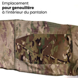 Pantalon de combat Patrol Equipement Defender en ripstop TC65 215 g/m² six poches