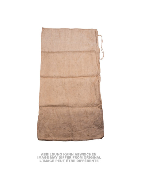 Sac à vivres en toile de jute de l'armée suisse, surplus d'occasion