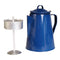 Cafetière émaillée Mil-Tec avec percolateur 2 litres 8 tasses hauteur 23 cm 570 g