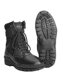 Chaussures tactiques Mil-Tec type SWAT en cuir et polyester doublées Thinsulate 9 œillets