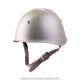 Casque de présentation type italien M33 en acier avec jugulaire en cuir