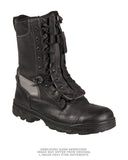 Bottes à lacets de sapeur-pompier Baltes de la Bundeswehr, surplus militaire d'occasion
