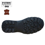 Chaussures de combat Patrol Equipement cuir et polyester 900D à coque acier
