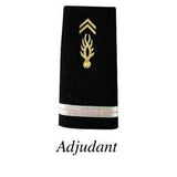 Fourreaux de grade Patrol Equipement gendarmerie mobile plastifiés 11 x 5 cm