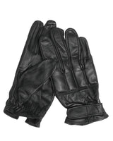 Gants coqués Mil-Tec Defender en cuir de bovin à protection en sable de quartz