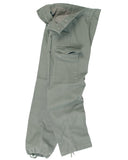 Pantalon tactique Mil-Tec en moleskine 100 % coton prélavé avec poches de cuisse boutonnées