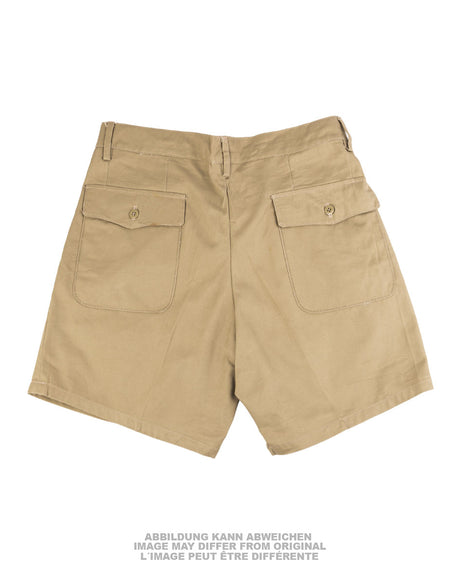 Short en coton de l'armée italienne, surplus militaire d'occasion