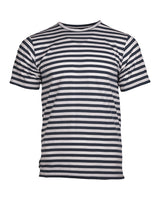 T-shirt type russe Mil-Tec à rayures en coton jersey simple de 160 g/m² à manches courtes