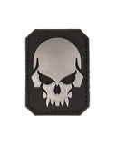 Morale patch tête de mort Mil-Tec 3D en PVC 5,5 x 4 cm dos auto-agrippant 7 g