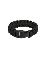 Bracelet paracorde Mil-Tec polyester tressé large fermoir 22 mm corde 400 lb 181 kg
