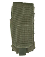 Porte-chargeur simple 5.56 mm M4 M16 Mil-Tec en polyester enduit PVC 8 × 5 × 17 cm