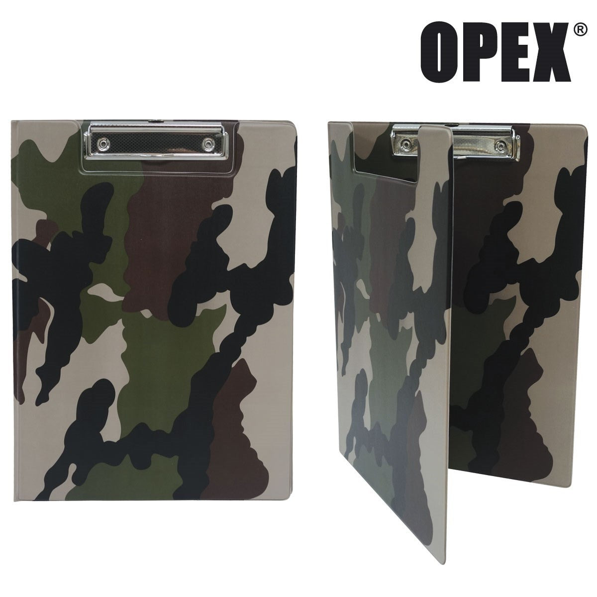 Porte-carte topographique OPEX porte-document A4 à clip métal 32 x 24 cm PVC