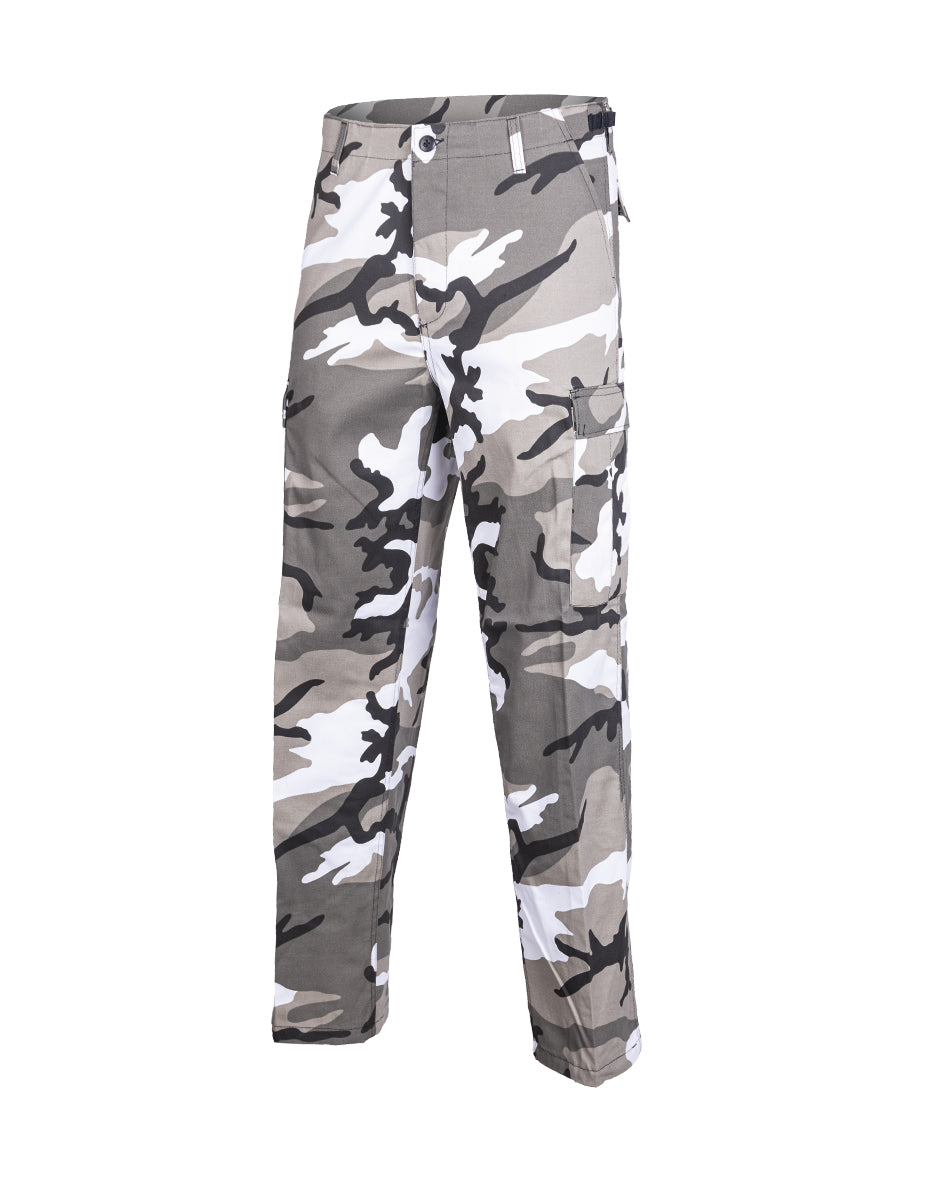Pantalon de combat type BDU Mil-Tec en polycoton 80/20 six poches et taille réglable