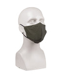 Masque de bouche et de nez Mil-Tec en polyester extensible doublé coton avec pince-nez