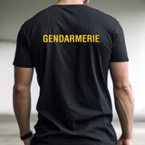 T-shirt Gendarmerie Patrol Equipement coton 150 g/m² manches courtes marquage imprimé