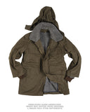 Parka M85 tchécoslovaque à capuche et doublure fourrée, surplus d'occasion