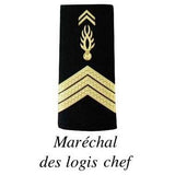 Fourreaux de grade Patrol Equipement gendarmerie mobile plastifiés 11 x 5 cm