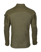 Chemise de combat Mil-Tec Assault en coton elasthanne col montant protege-menton