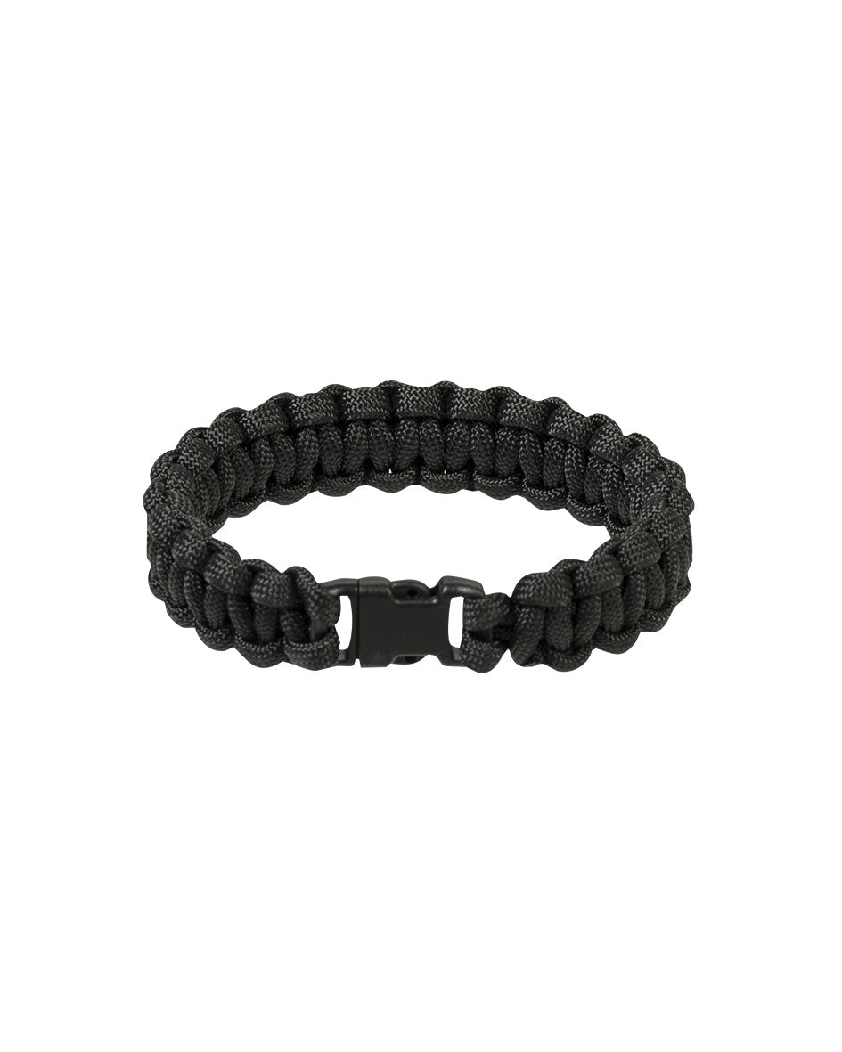 Bracelet paracorde Mil-Tec polyester tressé fermoir 15 mm corde 400 lb soit 181 kg