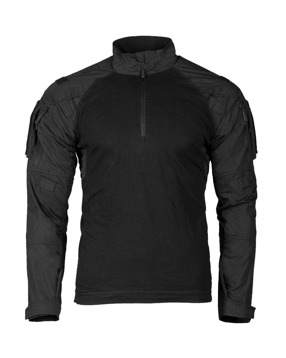 Chemise de combat Mil-Tec Tactical 2.0 en coton et ripstop à inserts filet aux aisselles