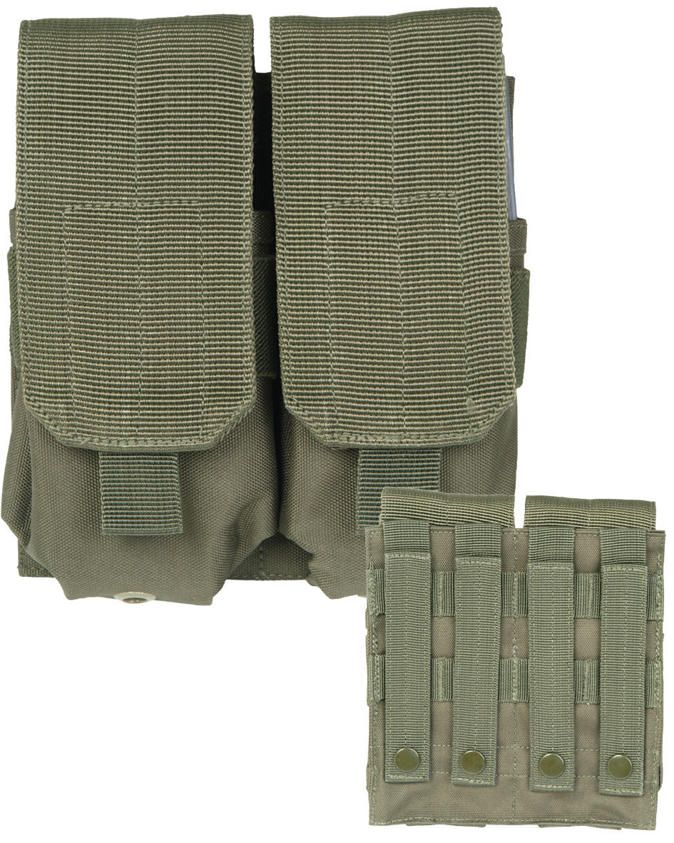 Porte-chargeur double Mil-Tec pour M4 et M16 16 x 5 x 17 cm avec œillet de drainage