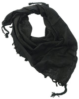 Chèche Shemagh uni Mil-Tec en coton tissé 110 x 110 cm multifonction pour cou et visage