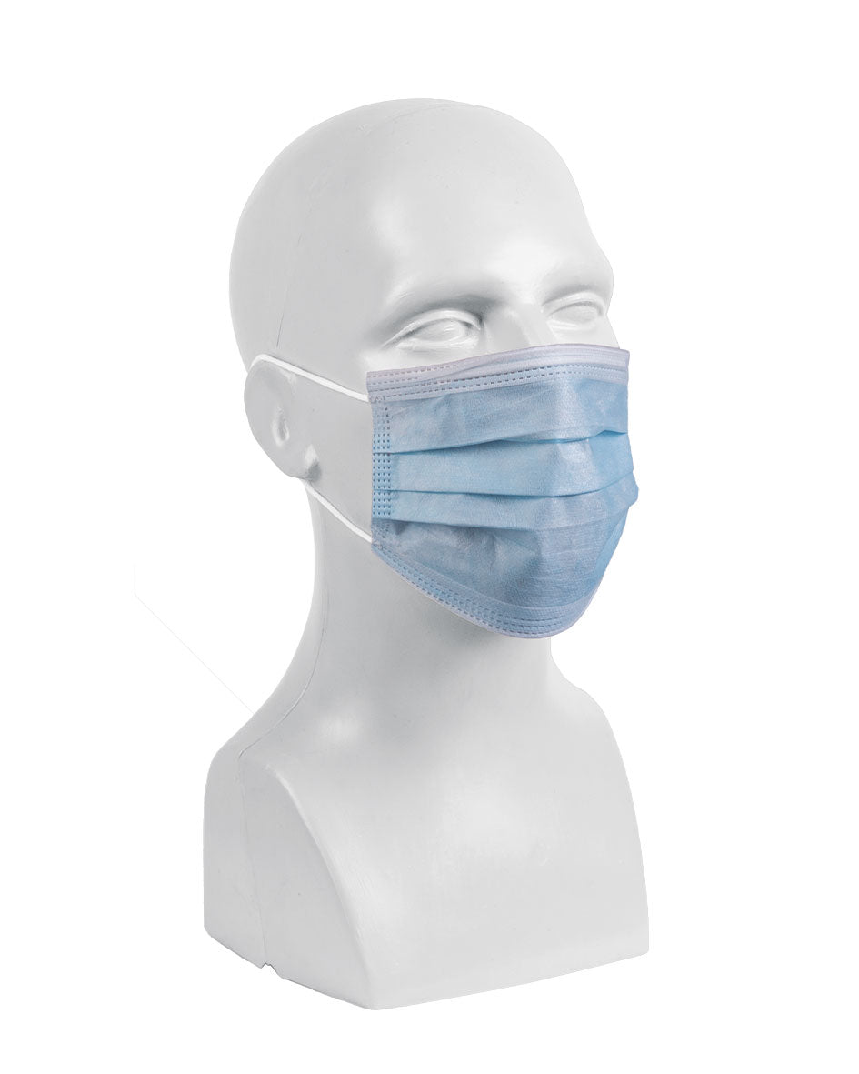 Masque de protection Mil-Tec à usage unique trois plis EN 14683 Type II stérile