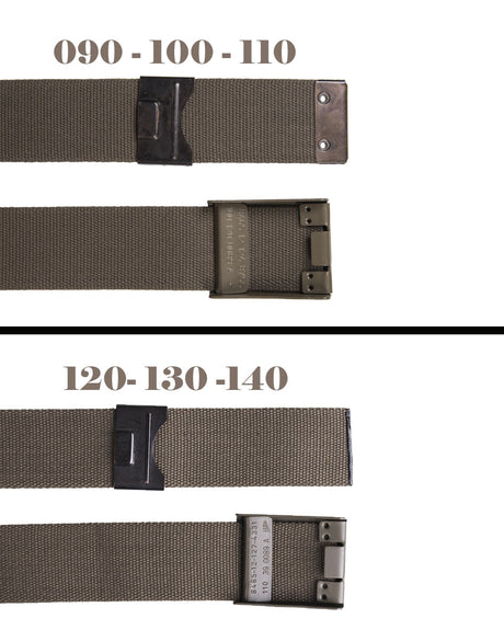 Ceinturon de combat type Bundeswehr Mil-Tec largeur 5 cm à boucle métallique selon TL