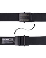 Ceinture Mil-Tec AF-01 en polyester largeur 4 cm boucle métallique mate 130 cm réglable