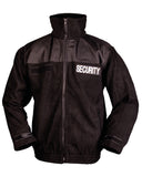 Veste polaire Mil-Tec Security en polyester renforts coudes et épaules deux poches à glissière