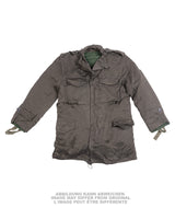 Veste M65 grecque en coton à fermeture à glissière et doublure, stock ancien
